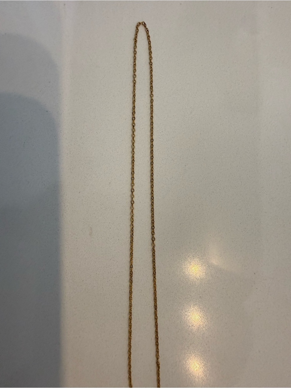 Gold Rope Chain Necklace - Classic Women's Jewelry
